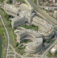 watergate aerial view